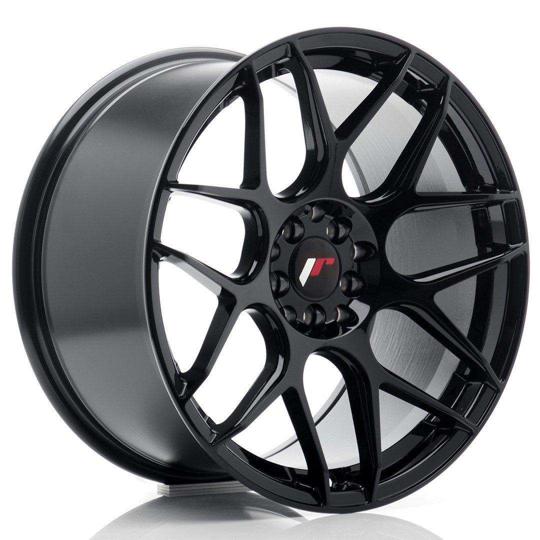 18" JR Wheels JR18 - Glossy Black - 3