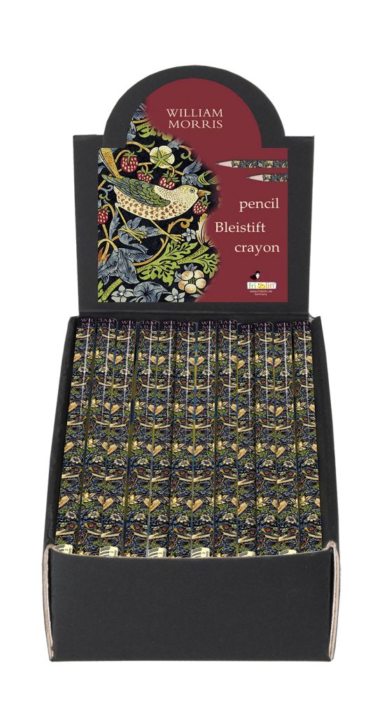 Blyertspennor, William Morris, Bordsdisplay med 50 st.
