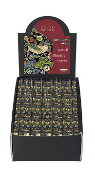 Blyertspennor, William Morris, Bordsdisplay med 50 st.