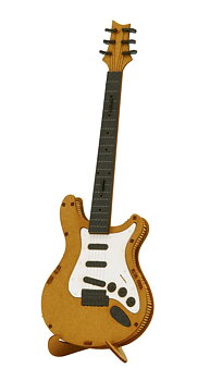 3D-pappersmodell, Elgitarr