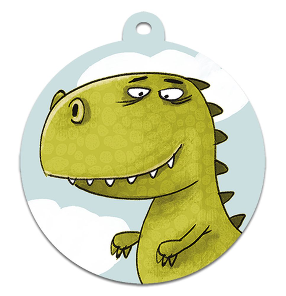 Masker (og skattejagt), Dinosaurer, sæt med 5 stk. - 10