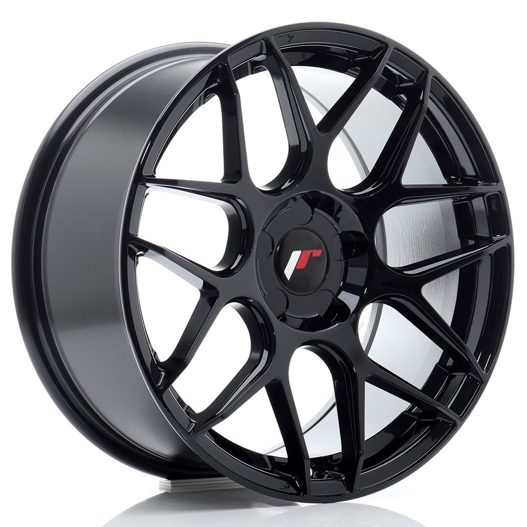 17" JR Wheels JR18 - Glossy Black - 2