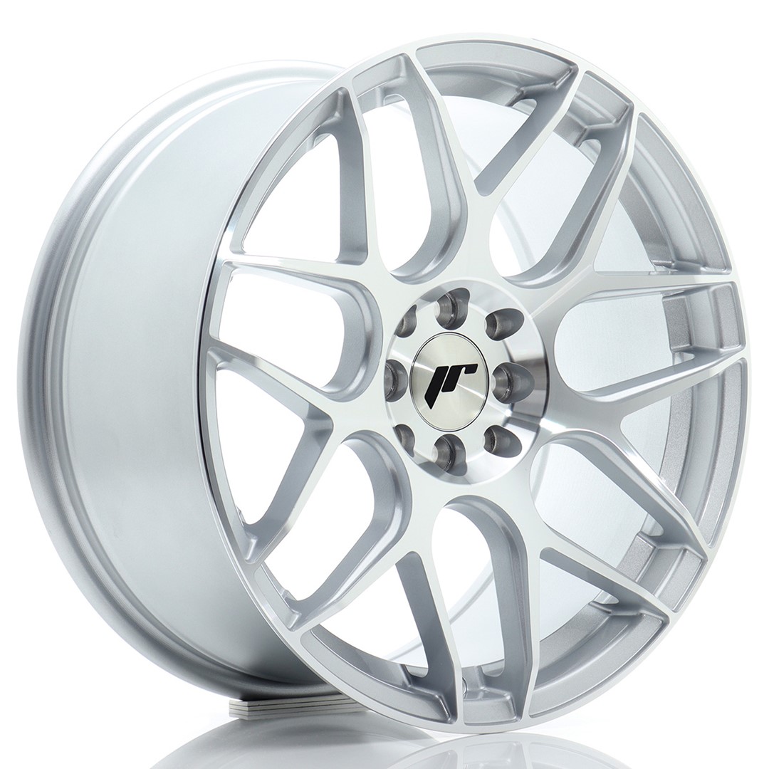 17" JR Wheels JR18 - Silver Machined Face - 2