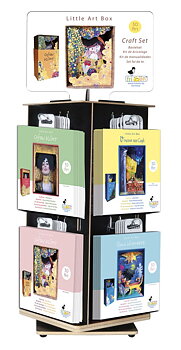 Little Art Box, Bordsdisplay med 120 st.