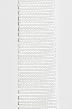 Handtagsband /Gjordband - 25 mm brett - Syntet/Vitt (Metervara)