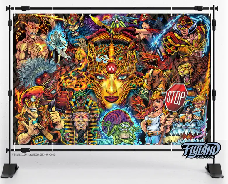 Vinyl Banner Large 6(1,8M) ×4 (1,2M) feet - Williams Mashup VOL 2