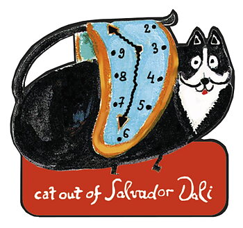Magnet MDF, Salvador Dalí-Cat