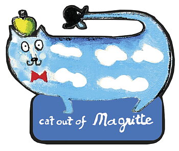 Magnet MDF, René Magritte-Cat