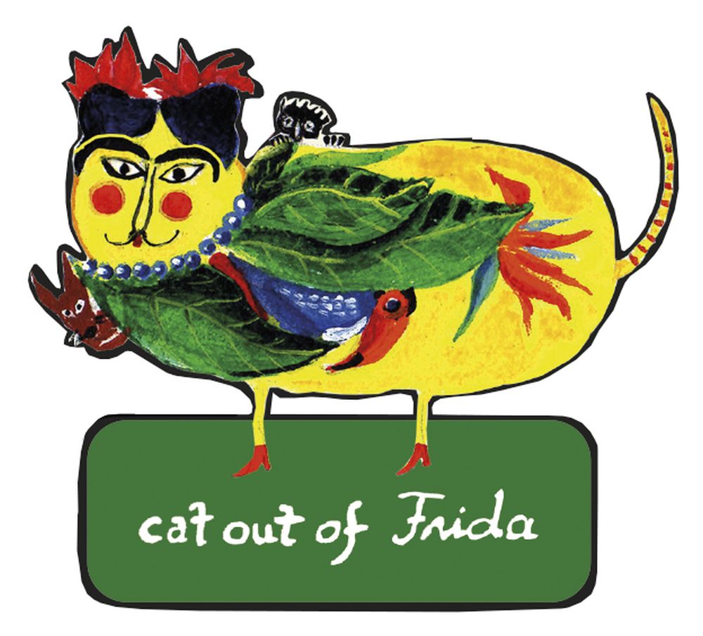 Magnet MDF, Frida Kahlo-Cat