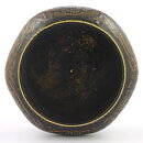 Carl-Harry Stålhane (1961) Unique Brown Discus Bowl 18 cm