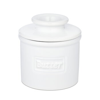 Smörklocka, White Cafe Retro Butter Bell Crock- Butter Bell®