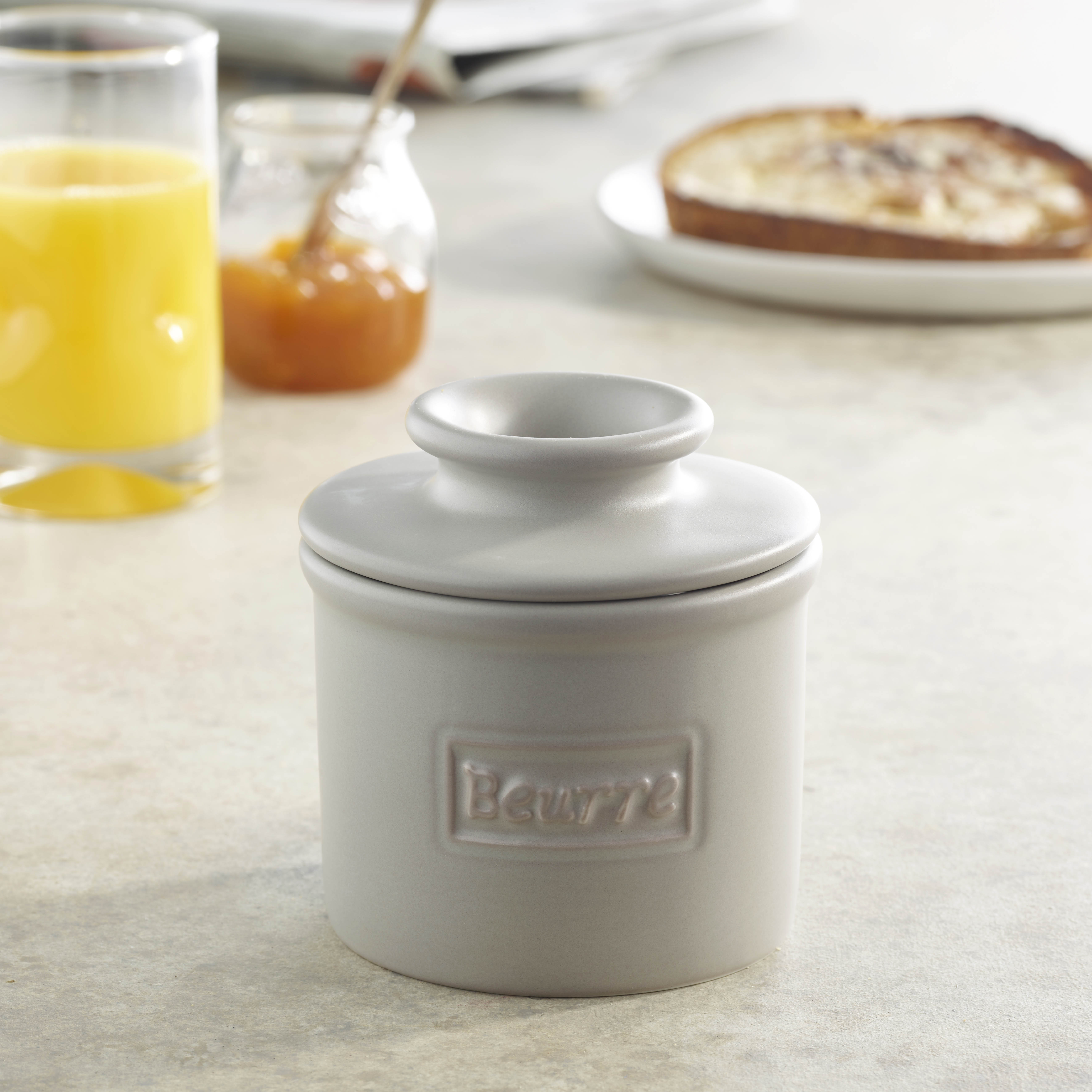 Smörklocka, Matte Stone Cafe Butter Bell Crock- Butter Bell® - 2