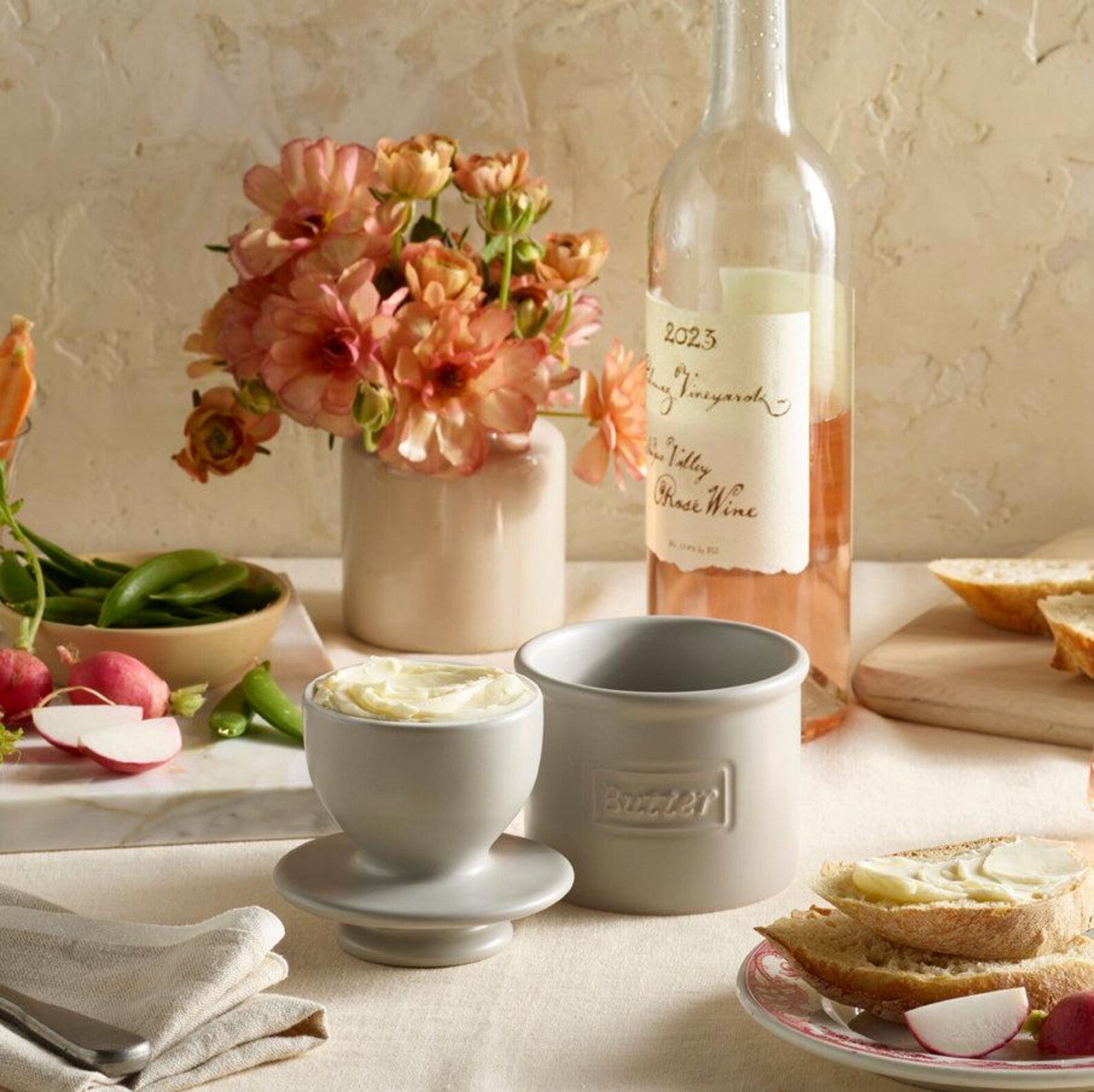 Smörklocka, Matte Stone Cafe Butter Bell Crock- Butter Bell® - 7