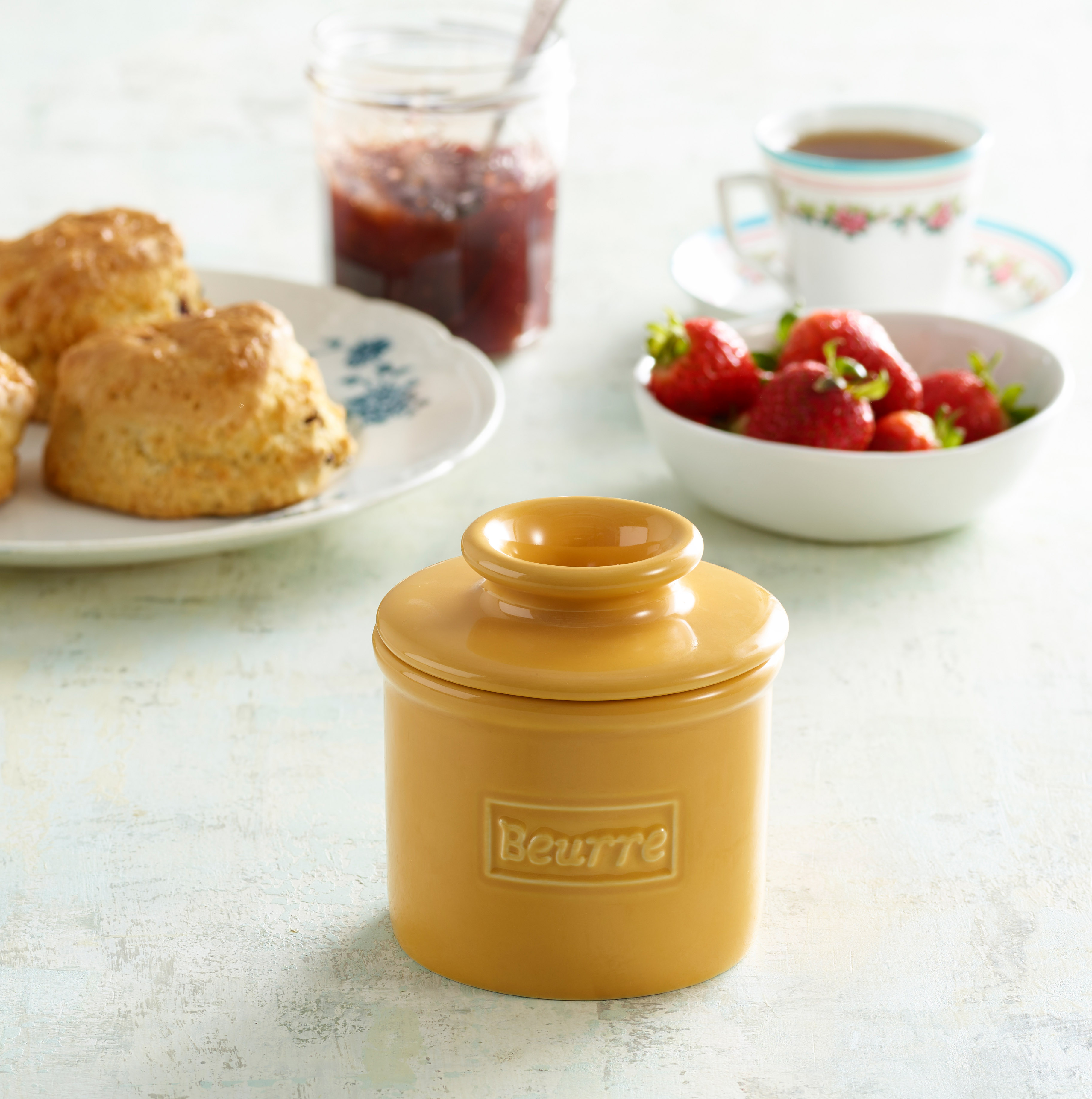 Smörklocka, Golden Yellow Cafe Retro Butter Bell Crock- Butter Bell® - 2