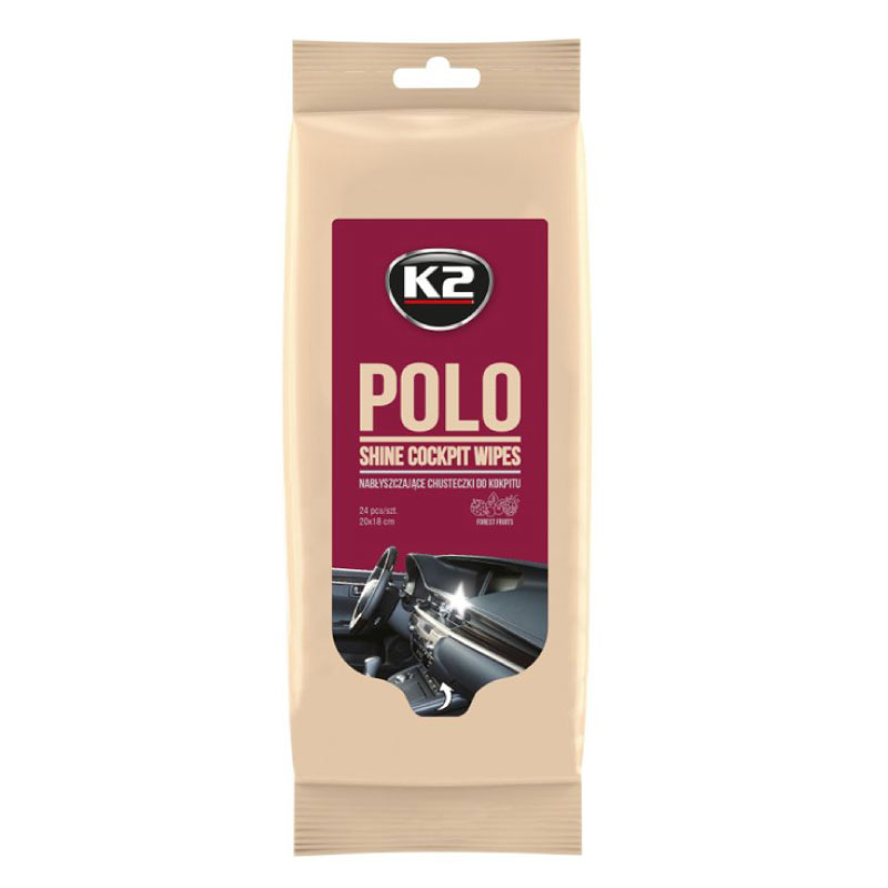 K2 Polo Shine Wipes