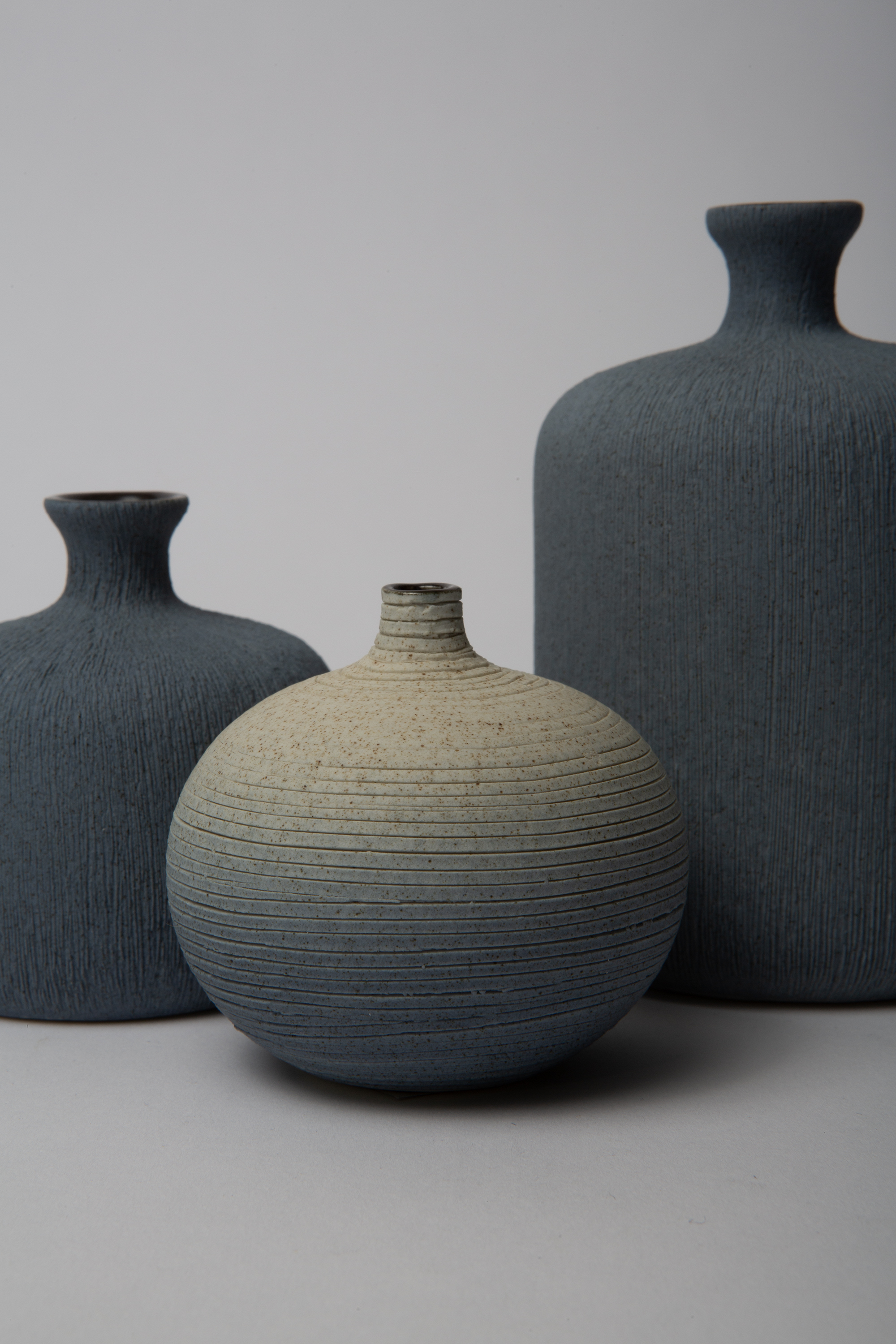 Vase New Bottle medium SandLightBlue - 4