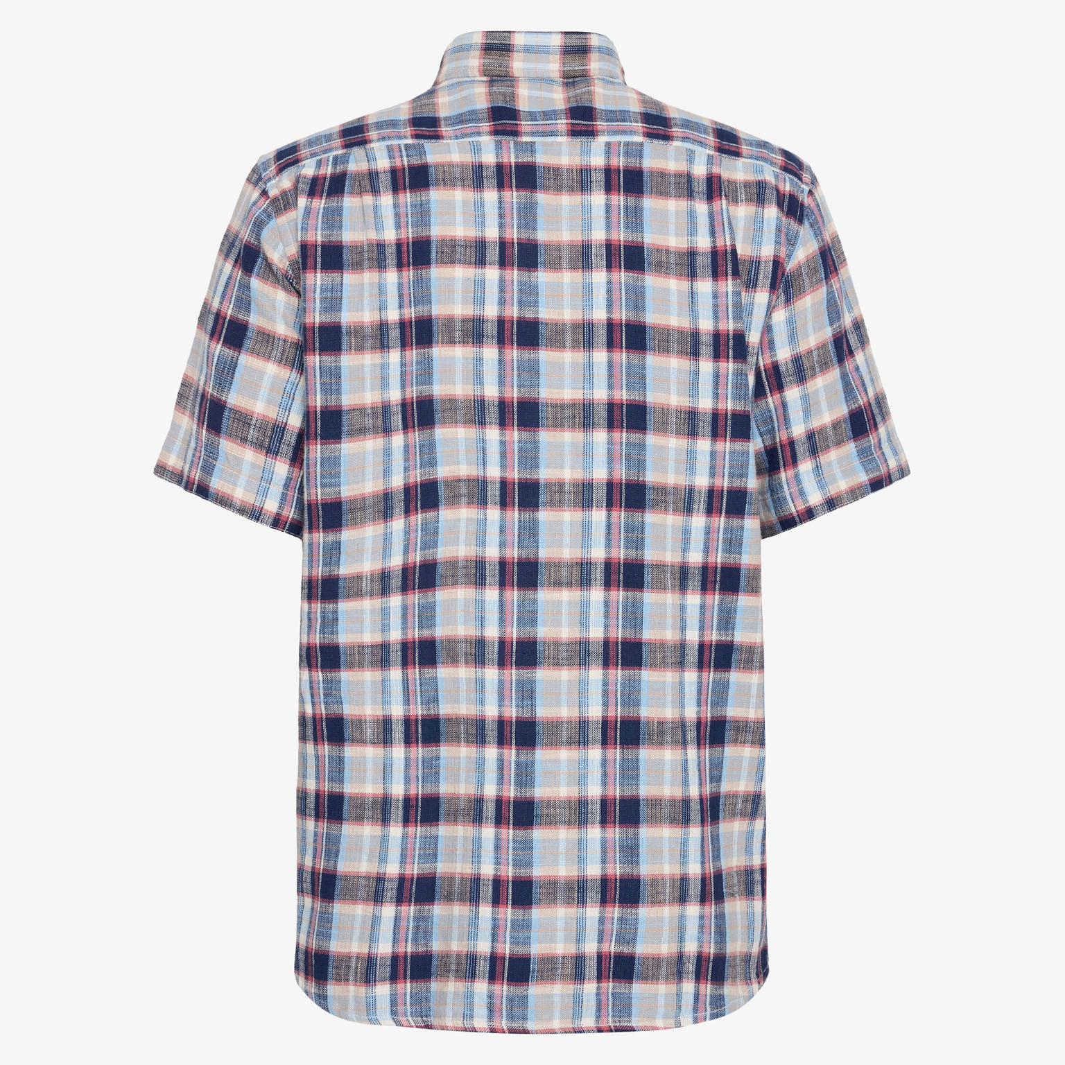Signal - Pan Waffle Check s/s Shirt - Red Earth - 5
