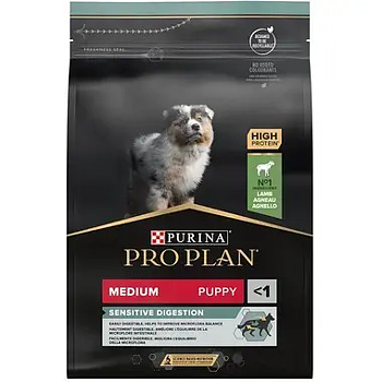 PRO PLAN Medium Puppy Sensitive Digestion Rik på Lamm 12kg