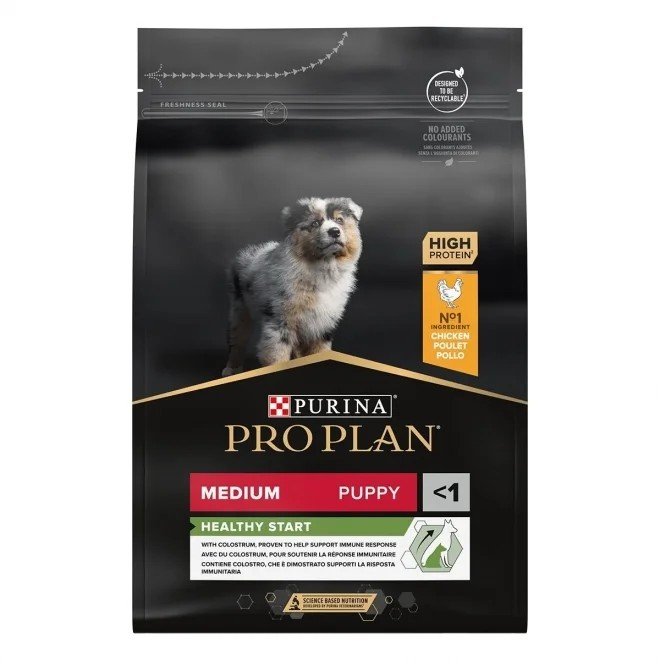 PRO PLAN Medium Puppy Healthy Start Rik på Kyckling 12kg