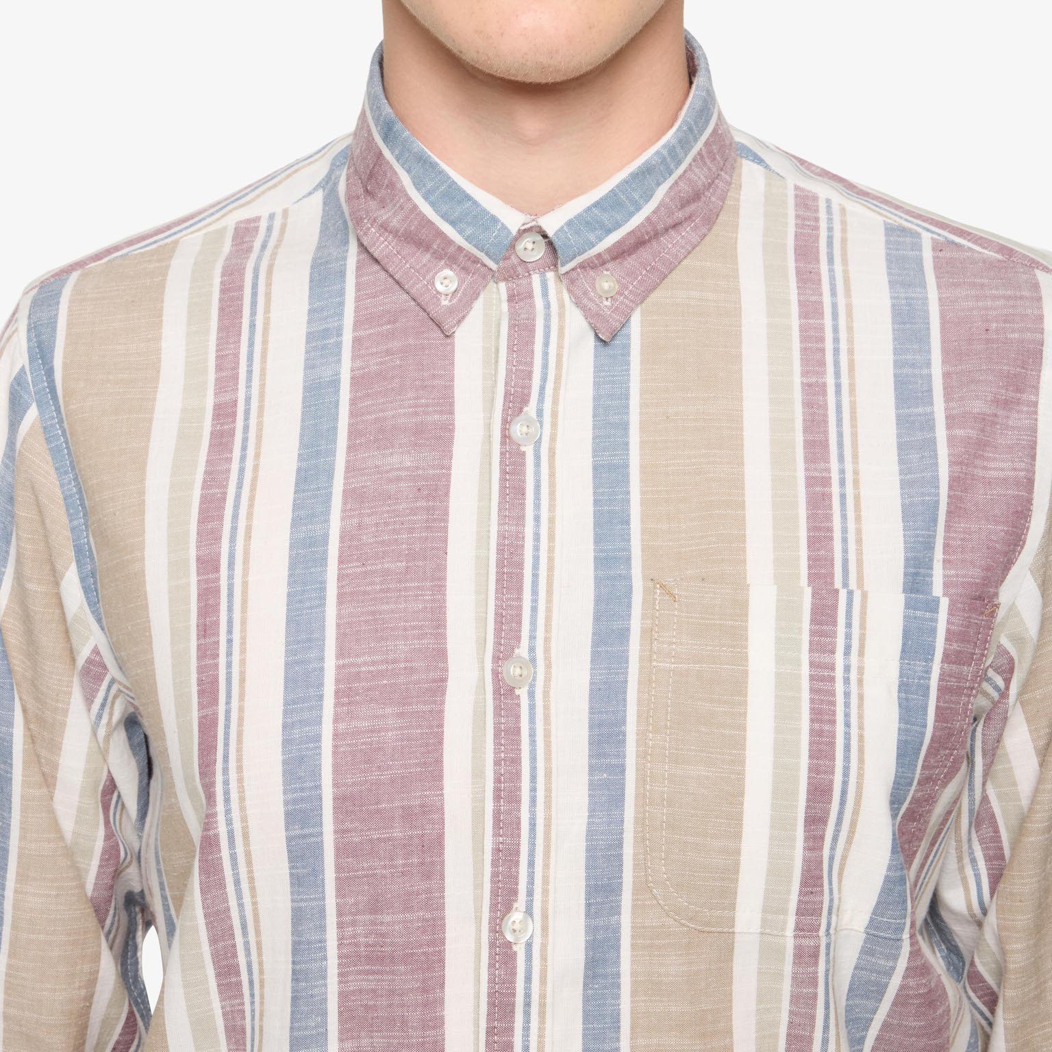 Signal - Pilu Stripe Shirt - Soft Port - 2