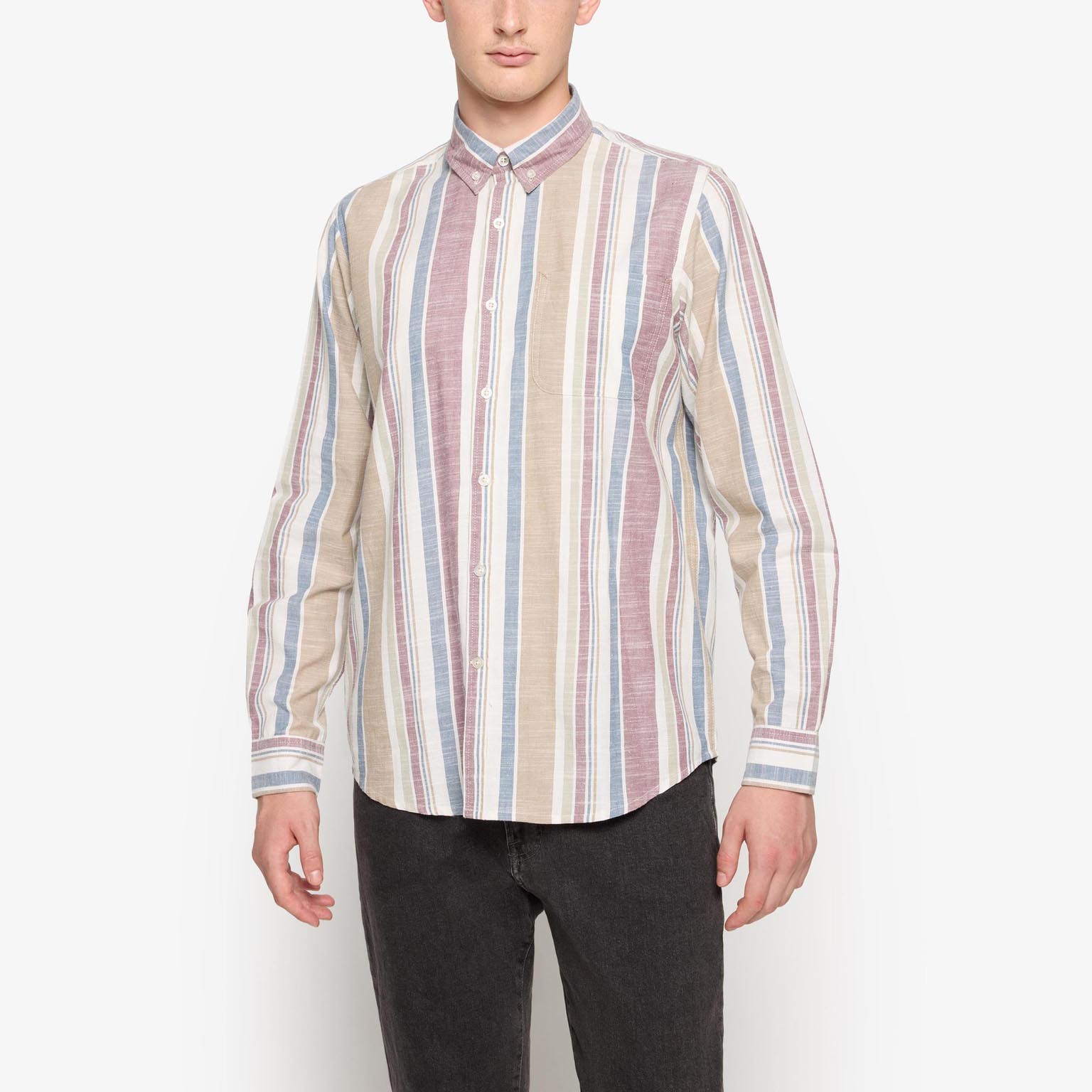 Signal - Pilu Stripe Shirt - Soft Port