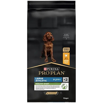 PRO PLAN Large Athletic Puppy Healthy Start Rik på Kyckling 12kg