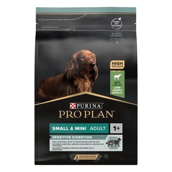 PRO PLAN Small & Mini Adult Sensitive Digestion Rik på Lamm 7kg