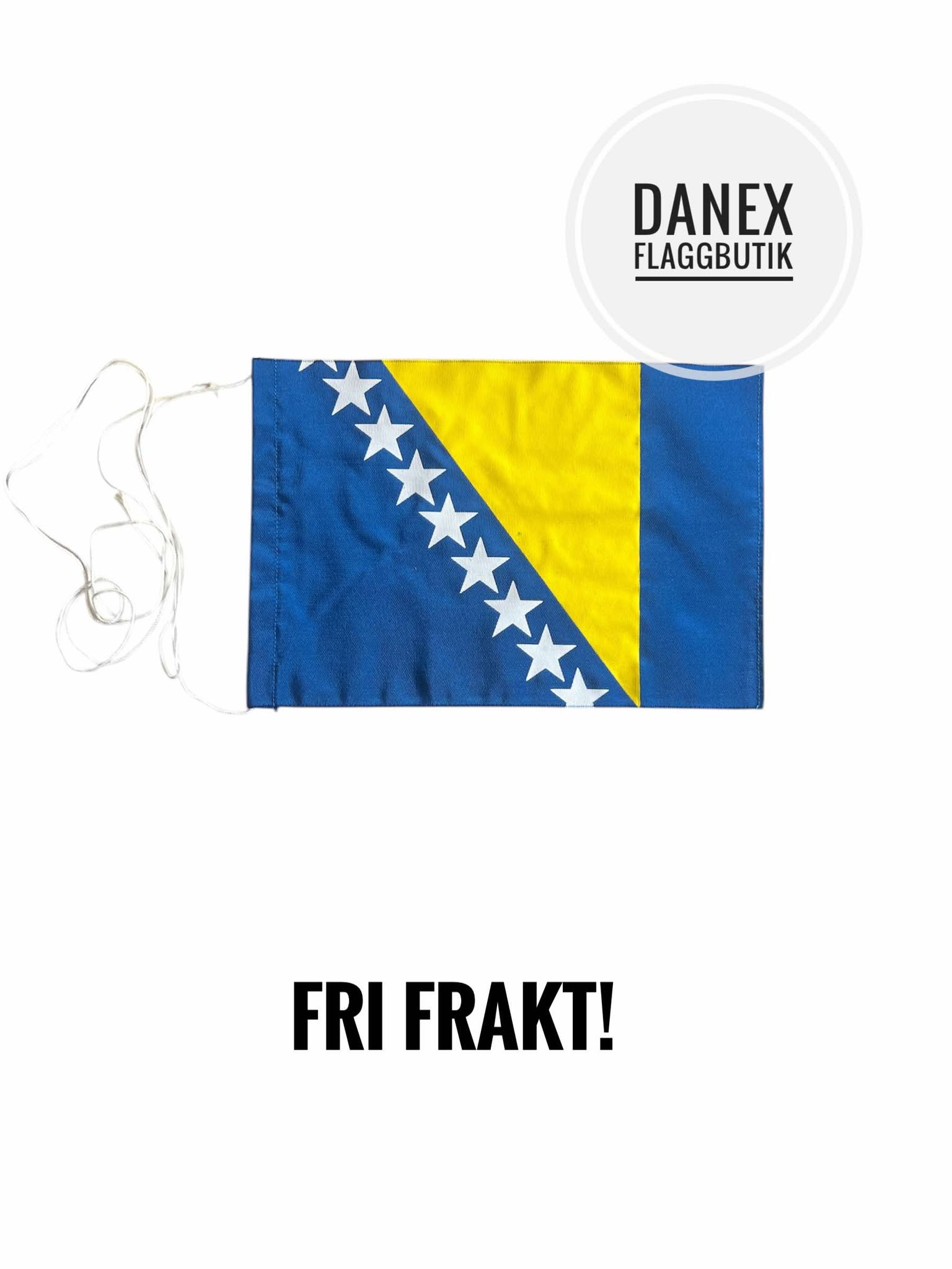 Bordsflagga Bosnien Hercegovina- REA - 12x18 cm 