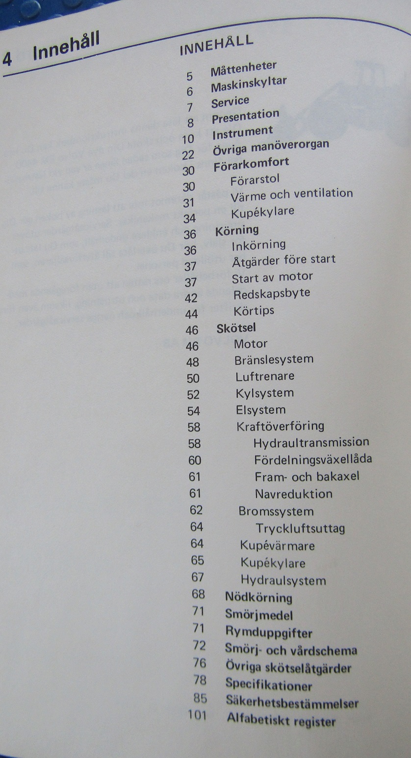 1980- Volvo BM Lastmaskin LM 4400 Instruktionsbok 02.80 - 2
