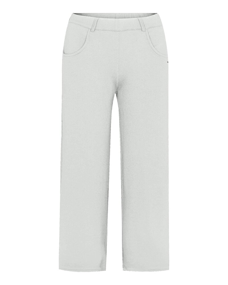 Mirakelbyxa Donna loose viskos cropped vit