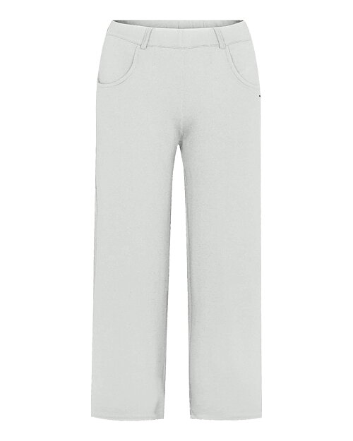 Mirakelbyxa Donna loose viskos cropped vit