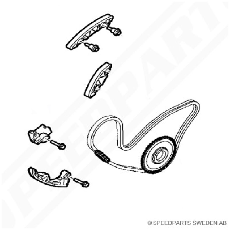 Balance shaft chain kit B207 - 2