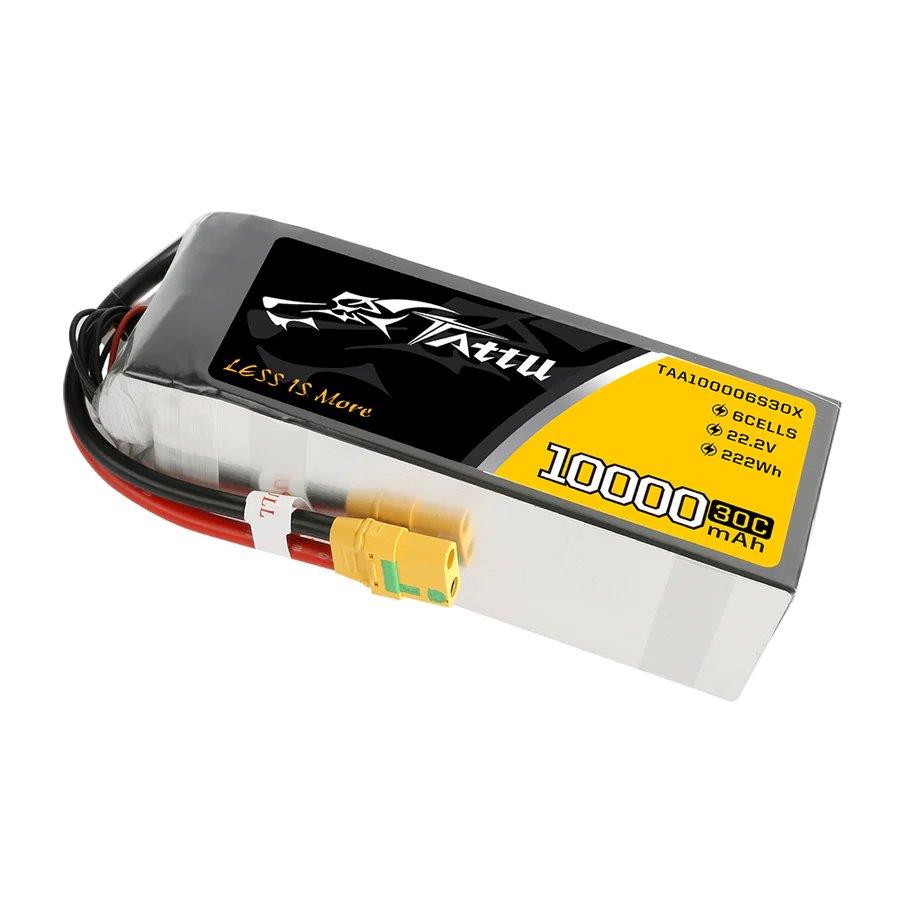 GensAce Tattu 10000mAh 22.2V 30C 6S1P Lipo Battery Pack with XT90 Anti-sparkPlug - 3
