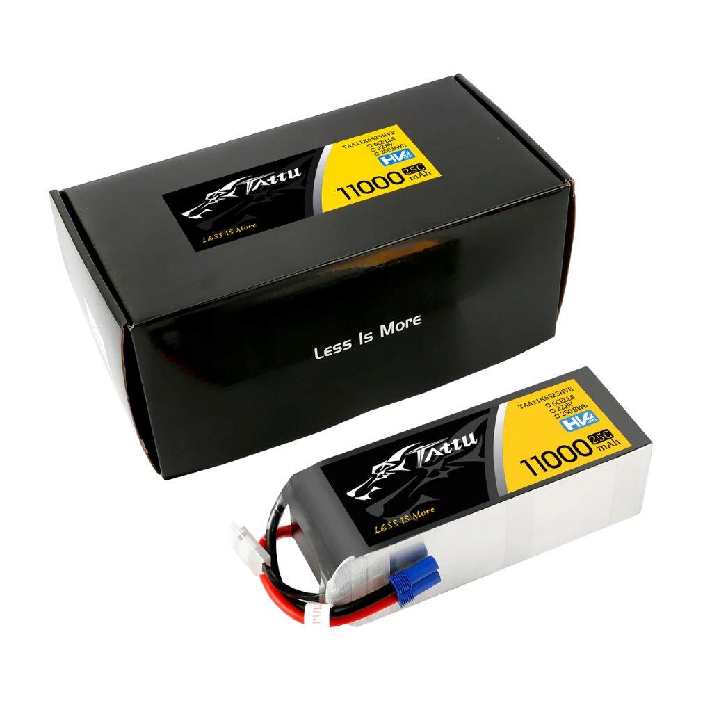 GensAce Tattu 11000MAH 22.8V HV 25C 6S1P Lipo Battery Pack with EC5 Plug - 5