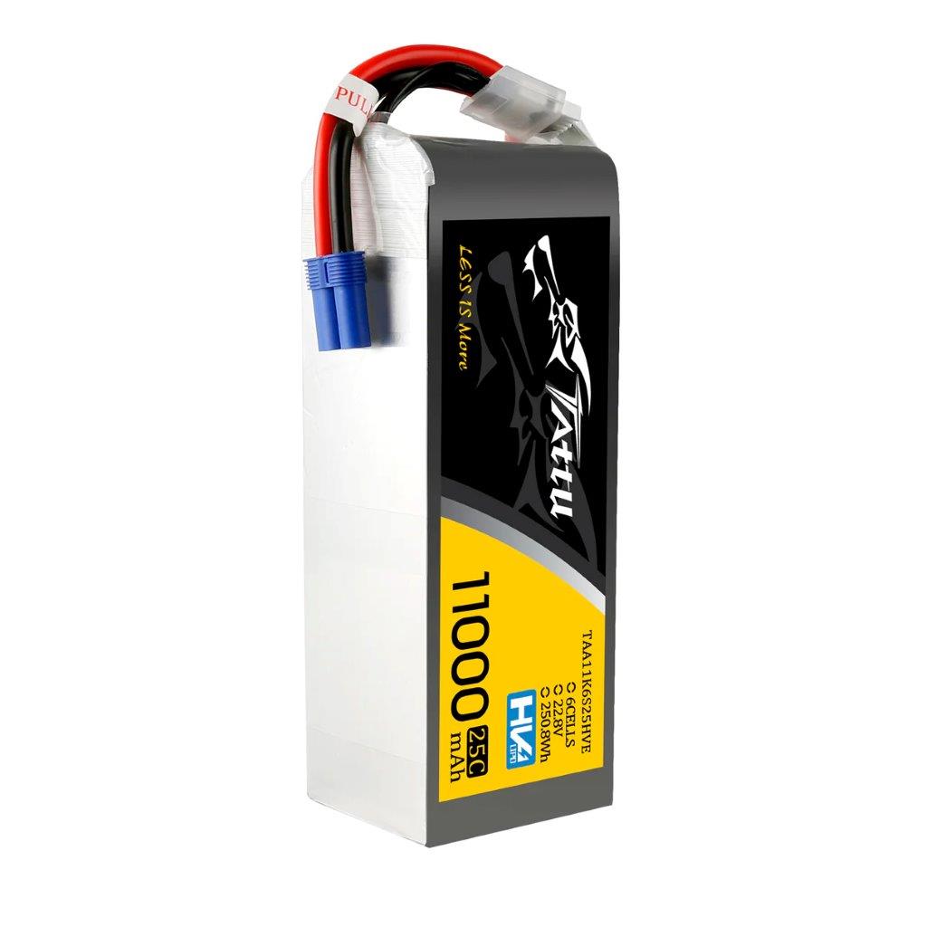 GensAce Tattu 11000MAH 22.8V HV 25C 6S1P Lipo Battery Pack with EC5 Plug - 4