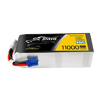 GensAce Tattu 11000MAH 22.8V HV 25C 6S1P Lipo Battery Pack with EC5 Plug