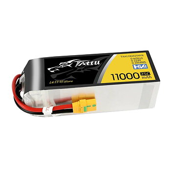 GensAceTattu 11000MAH 22.8V HV 25C 6S1P Lipo Bttry Pack, XT90-S(anti-spark) Plug