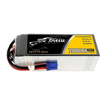 GensAce Tattu 12000mAh 22.2V 30C 6S1P UAV Lipo Battery Pack with EC5 plug