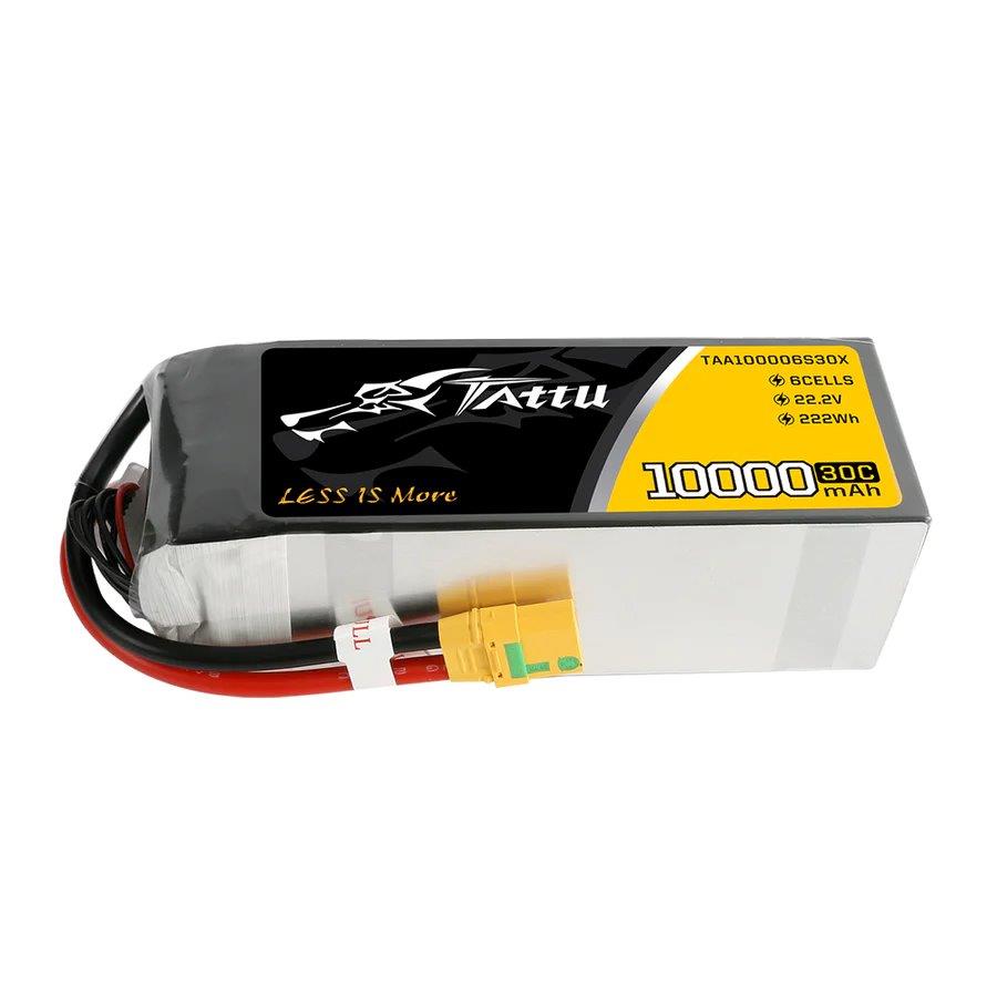 GensAce Tattu 12000mAh 22.2V 30C 6S1P UAV Lipo Battery Pack with XT90 plug