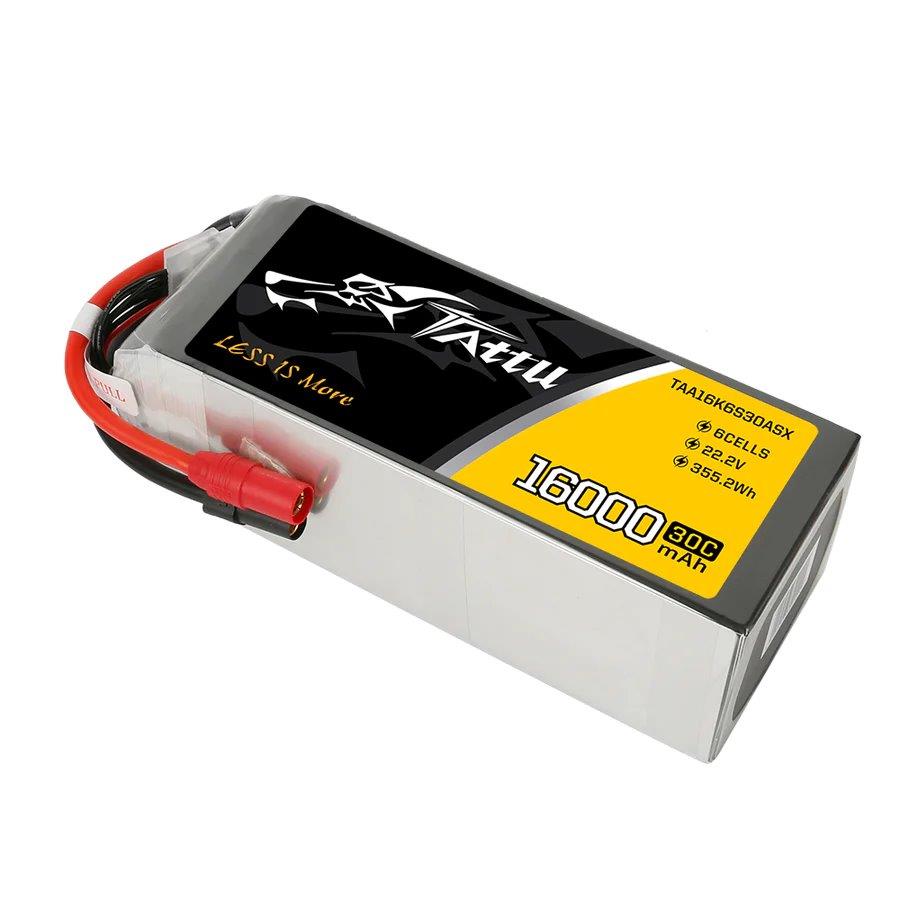GensAce Tattu 16000mAh 22.2V 30C 6S1P Lipo Battery Pack with AS150+XT150 plug - 3