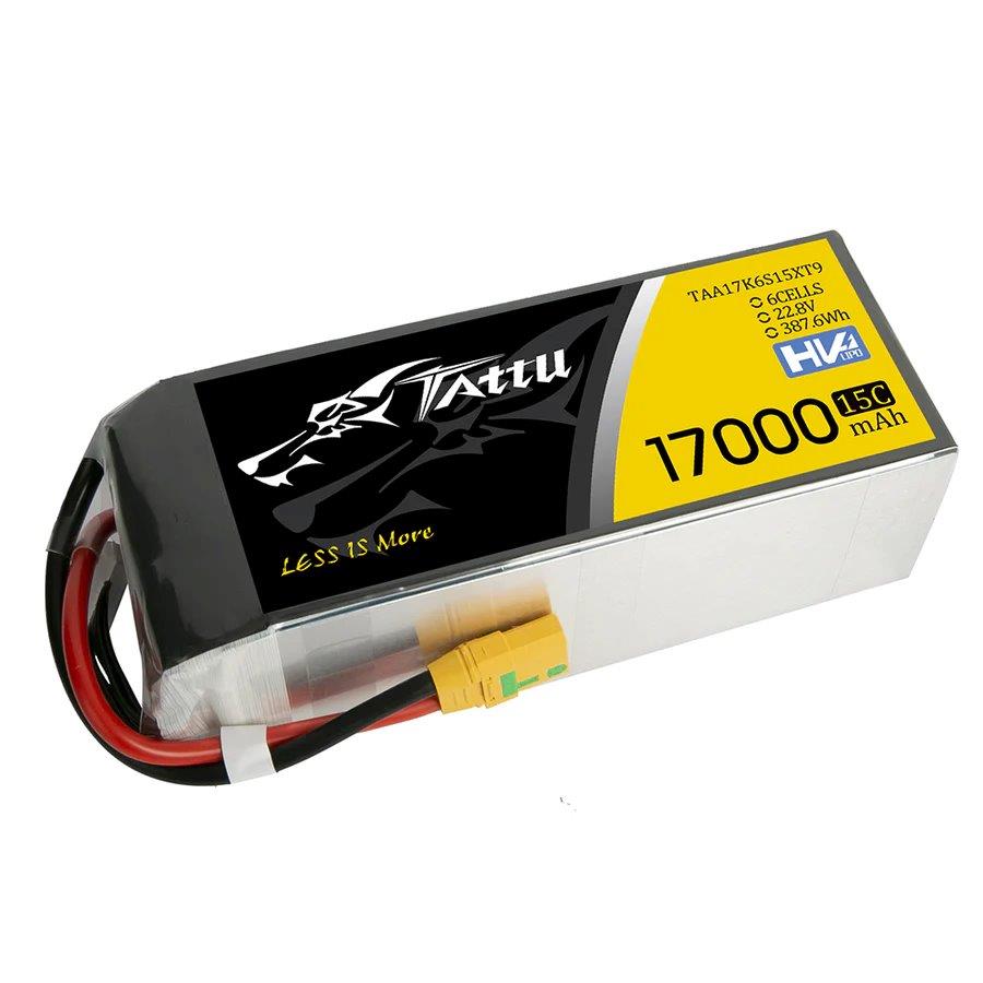 GensAceTattu17000mAh 22.8V 15C 6S1P HV HighVolt Lipo Bttry, XT90-S(anti-sp) Plug - 2