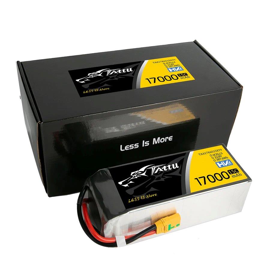 GensAceTattu17000mAh 22.8V 15C 6S1P HV HighVolt Lipo Bttry, XT90-S(anti-sp) Plug - 5