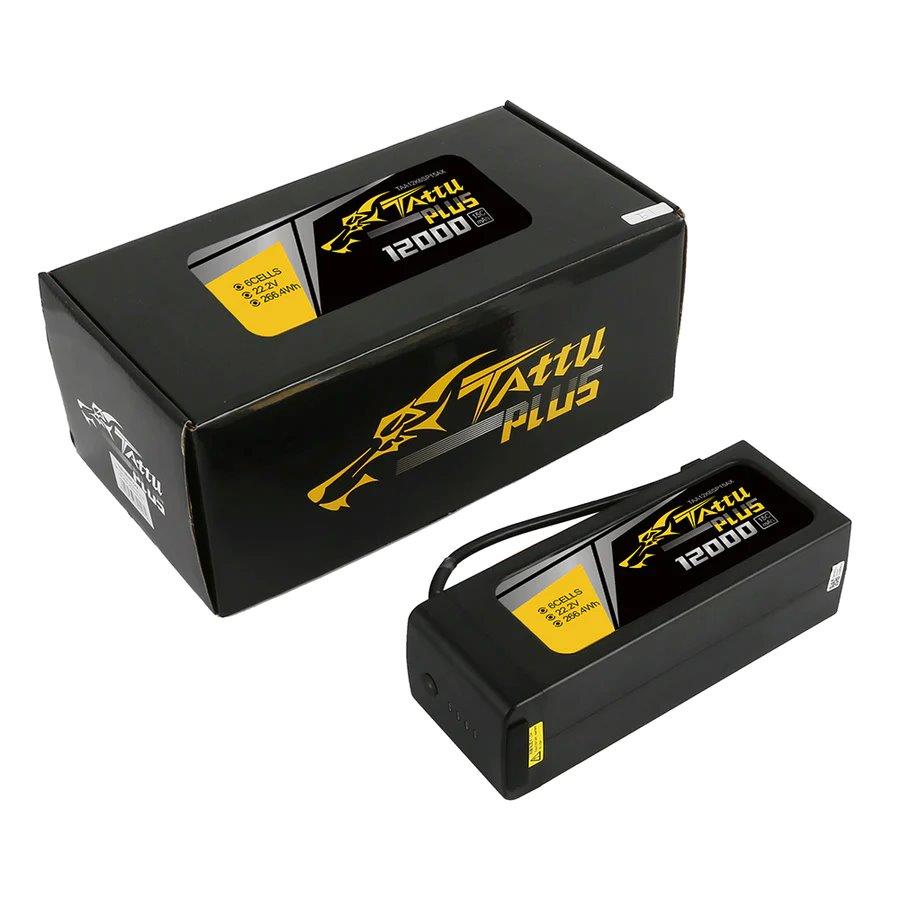 GensAce Tattu Plus 12000mAh 22.2V 15C 6S1P Lipo Bttry Pack with AS150+XT150 plug - 5