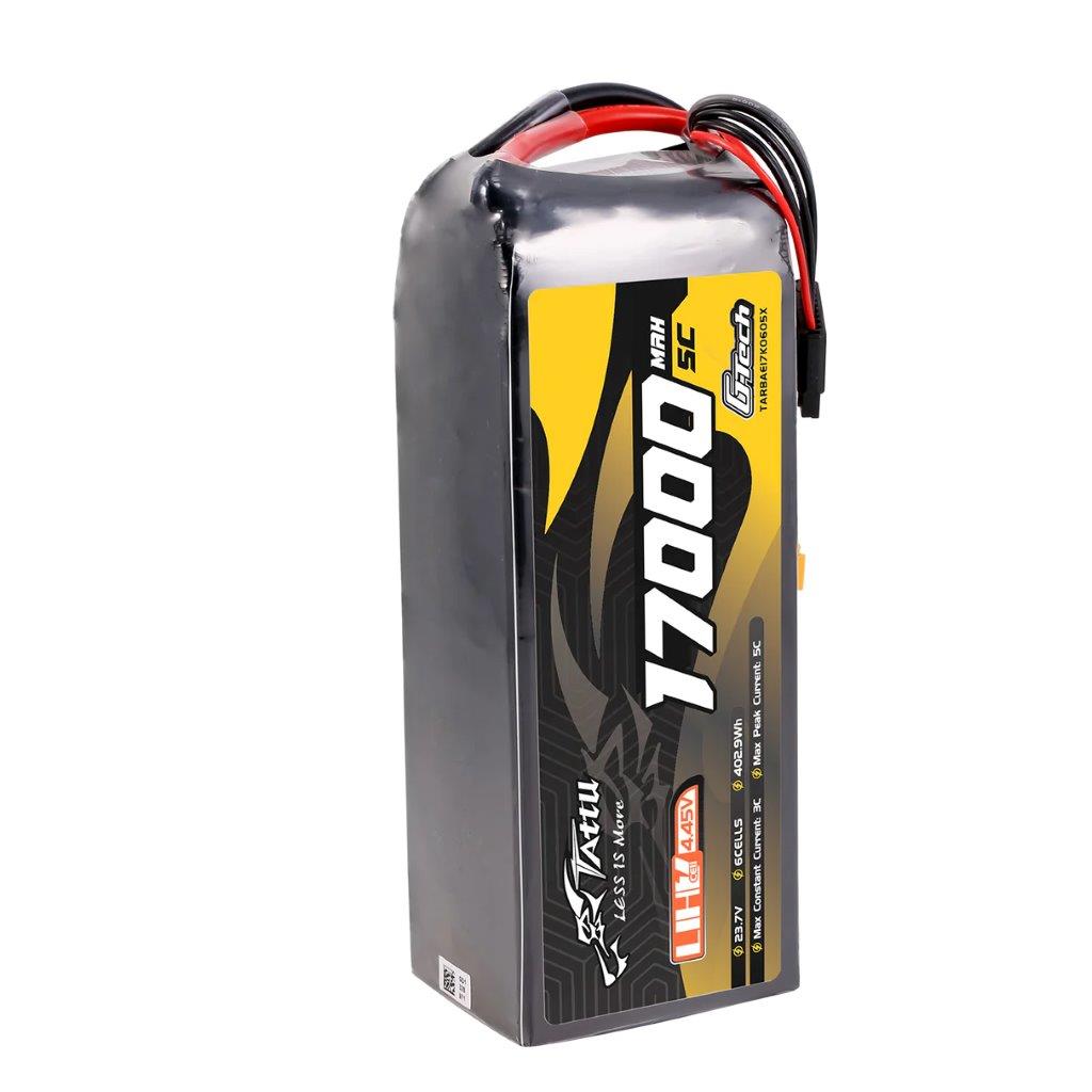 GensAceTattu17000mAh 6S1P 5C 23.7V Lipo Bttry,XT90S-F 4.45V UltraHigh volt Gtech - 4