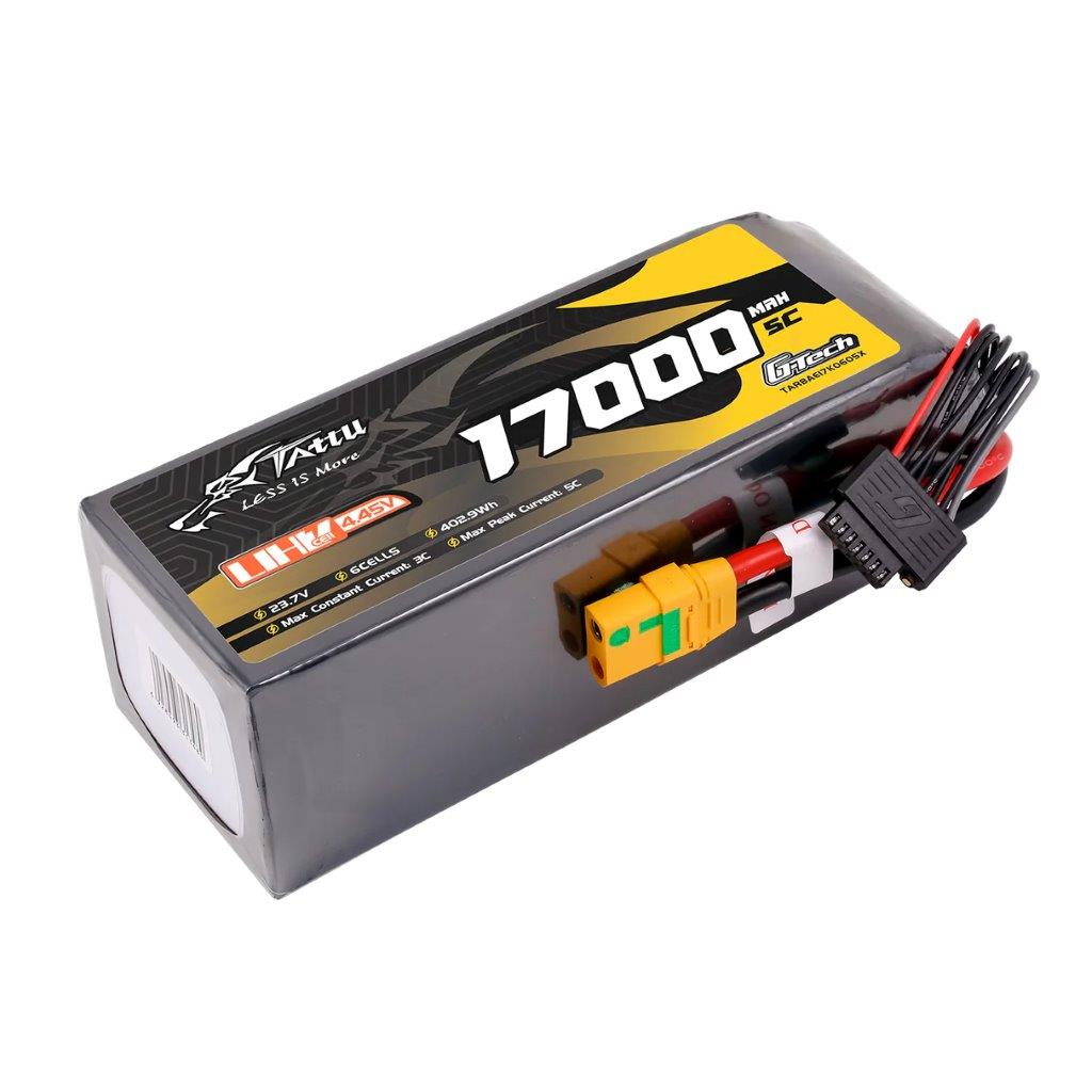 GensAceTattu17000mAh 6S1P 5C 23.7V Lipo Bttry,XT90S-F 4.45V UltraHigh volt Gtech - 2