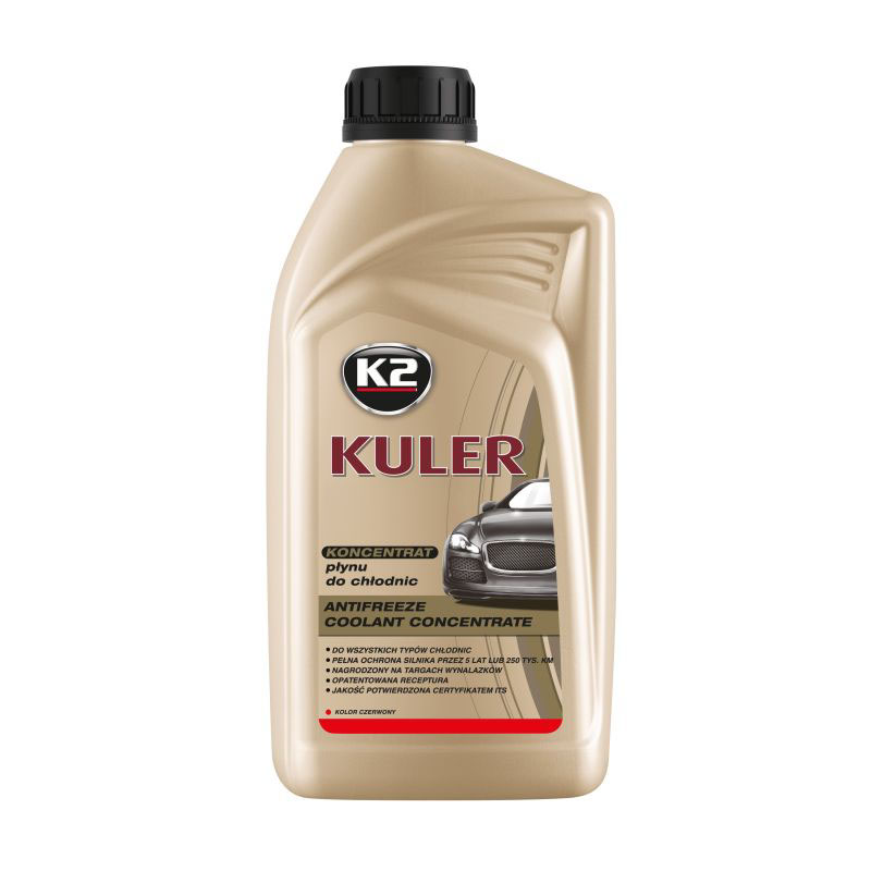  K2 Kuler Long life -35°C  Red 1L Radiator fluid