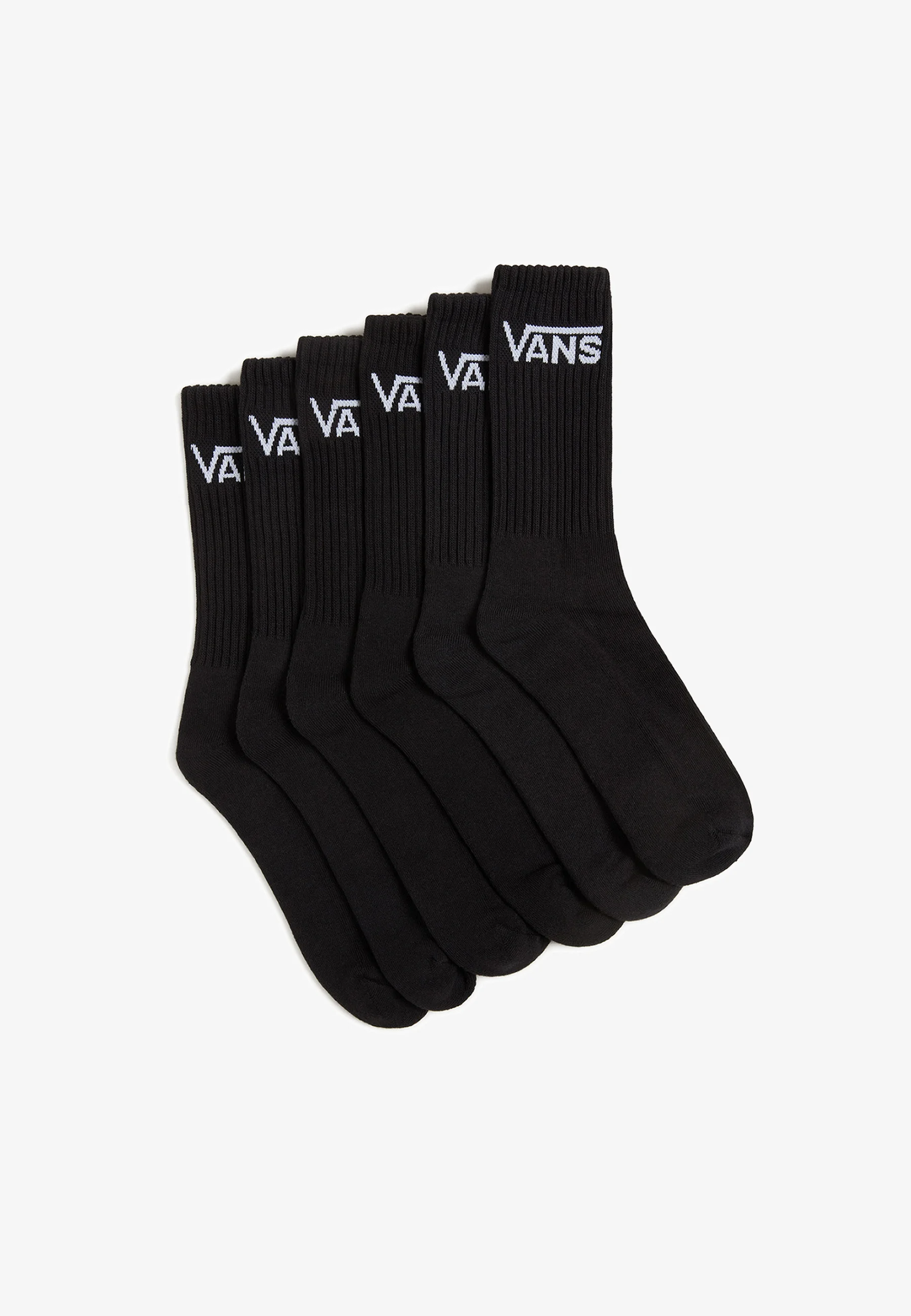 Vans Classic Crew Strumpor 6-Pack Black