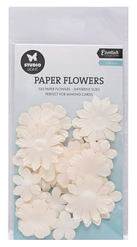 Cream Essentials Paper Flowers (25pcs) 
