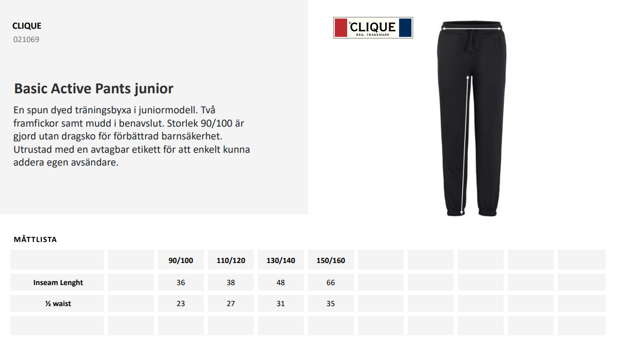 Basic active pants junior  - 3