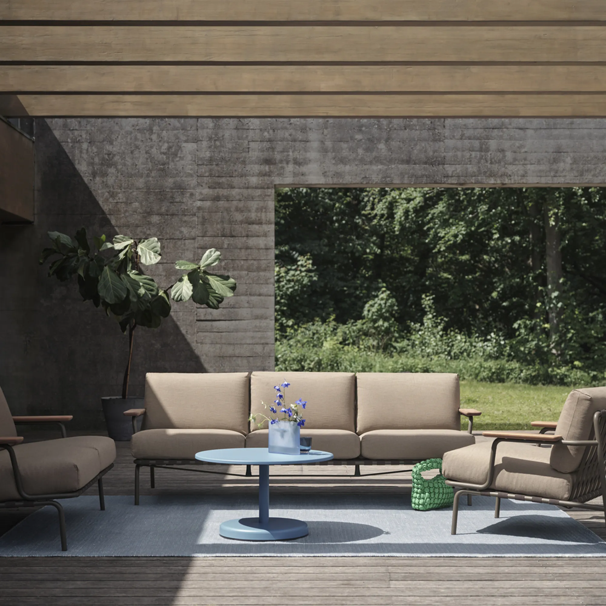 Settle 3-sits soffa Outdoor (flera val) - Muuto - 2